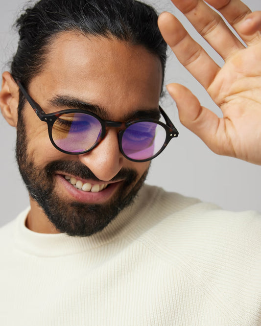 #D Screen Glasses in Tortoise