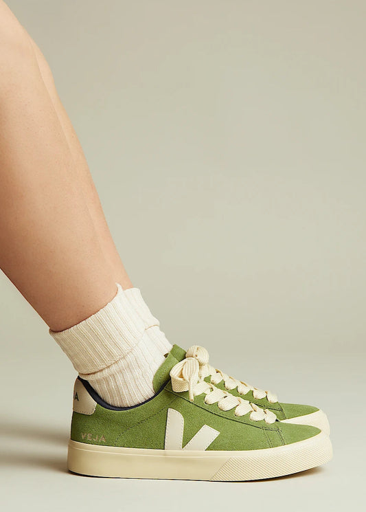 CAMPO BOLD SUEDE SNEAKER - KIWI GREEN - VEJA