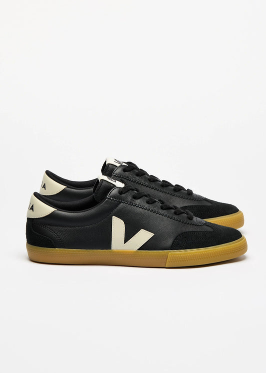 VOLLEY - BLACK & PIERRE LEATHER - VEJA
