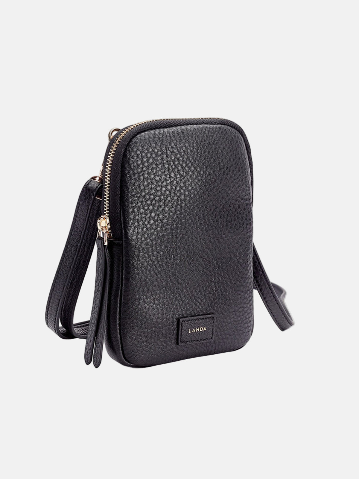 Cassia Phone Bag in Black