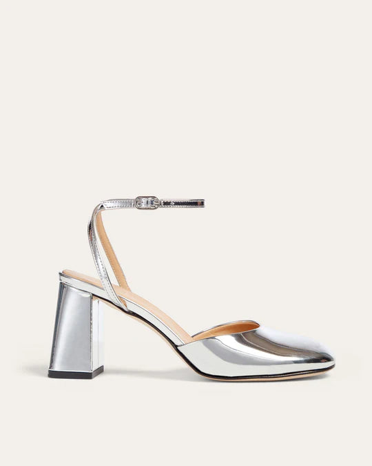 Harlow Pump in Silver