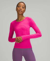 SWIFTLY TECH LONG SLEEVE SHIRT 2.0-SONIC PINK