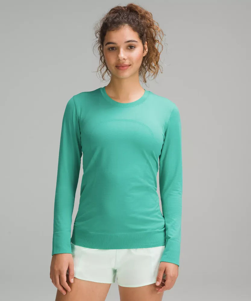SWIFTLY RELAXED LONG SLEEVE SHIRT-MALDIVES GREEN