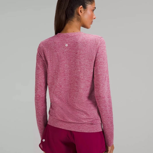 SWIFTLY RELAXED LONG SLEEVE - POMEGRANATE
